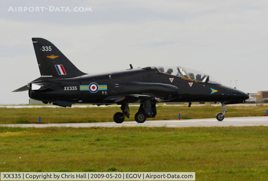 XX335, 1980 Hawker Siddeley Hawk T.1A C/N 183/312159, RAF No 4 FTS/208(R) Sqn