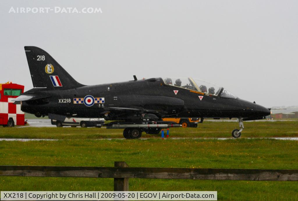XX218, 1978 Hawker Siddeley Hawk T.1A C/N 054/312054, RAF No 4 FTS/19(R) Sqn
