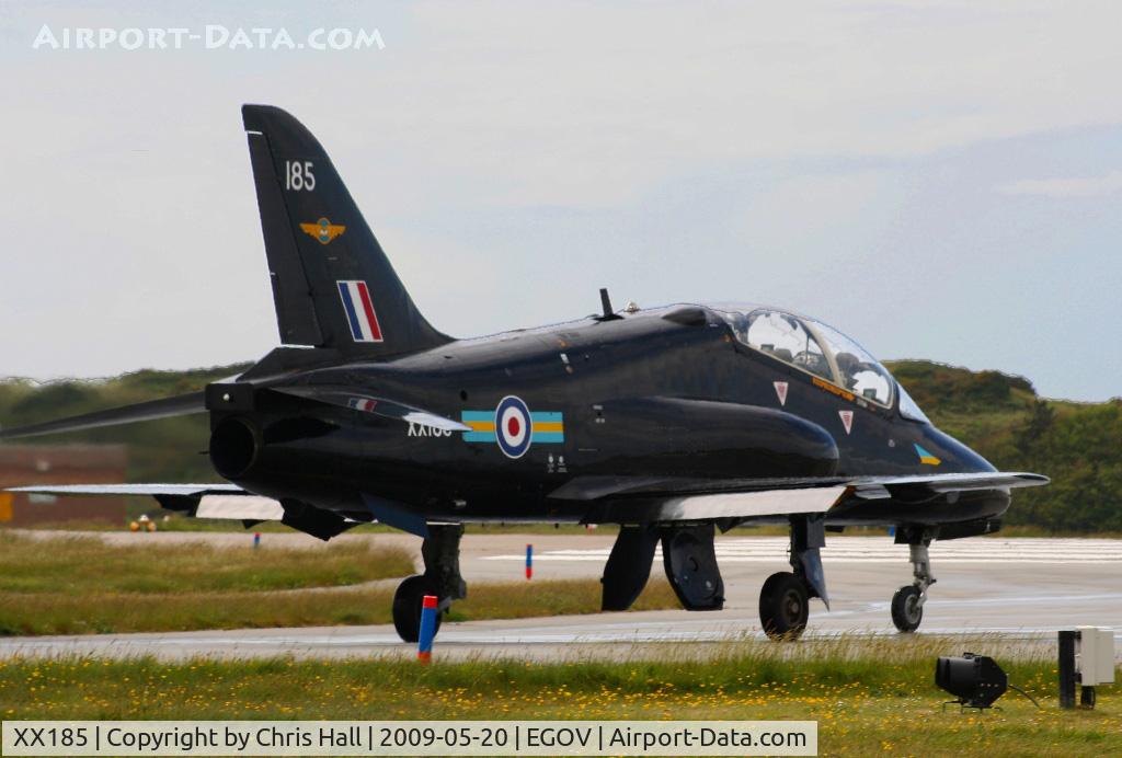 XX185, 1977 Hawker Siddeley Hawk T.1 C/N 032/312032, RAF No 4 FTS/208(R) Sqn