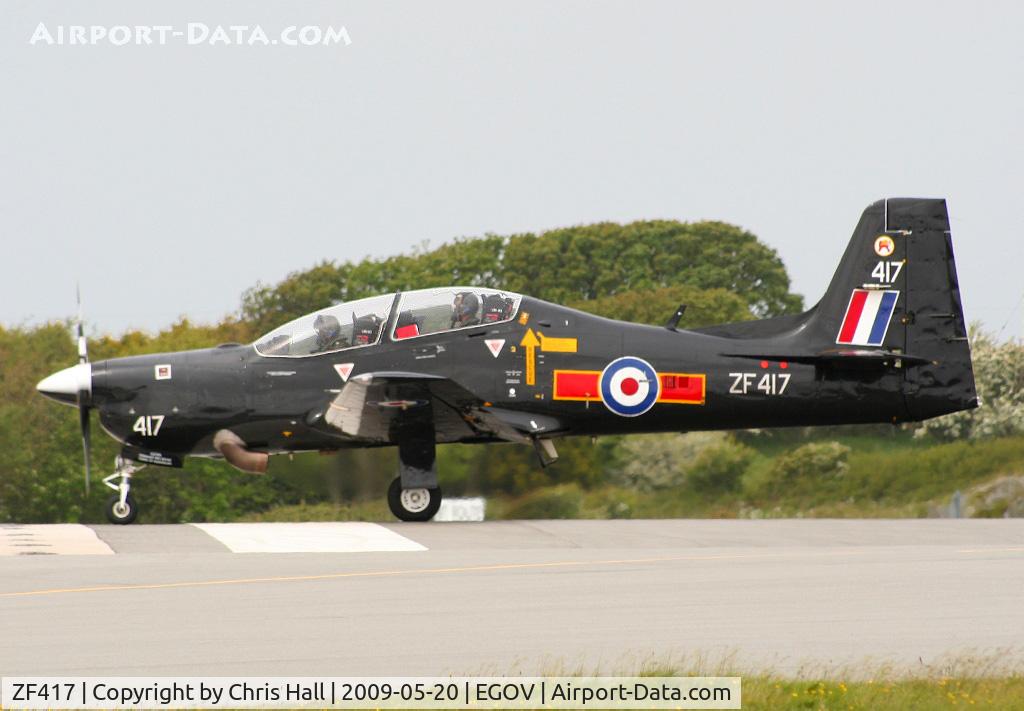 ZF417, 1992 Short S-312 Tucano T1 C/N S136/T107, RAF No 1 FST/207(R) Squadron