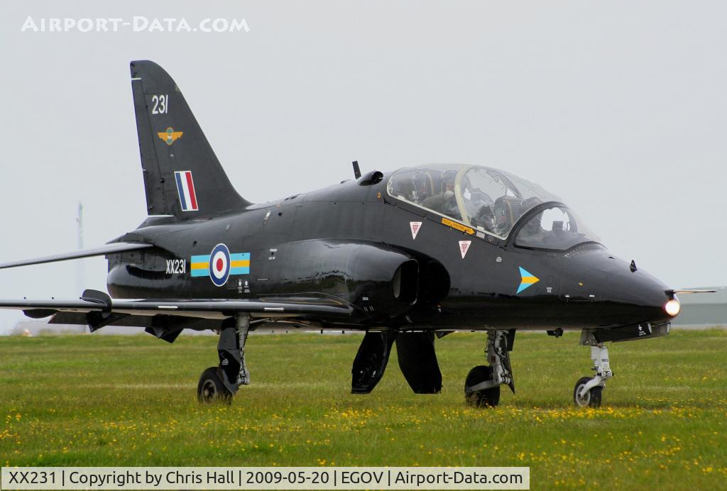 XX231, 1978 Hawker Siddeley Hawk T.1W C/N 067/312067, RAF No 4 FTS/208(R) Sqn