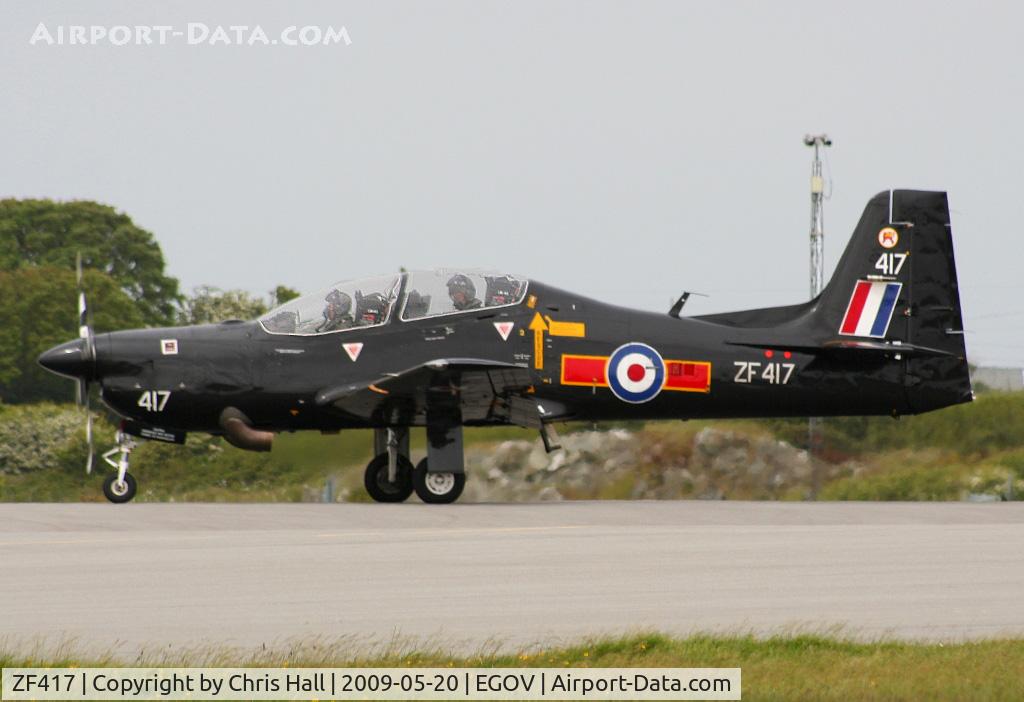ZF417, 1992 Short S-312 Tucano T1 C/N S136/T107, RAF No 1 FST/207(R) Squadron