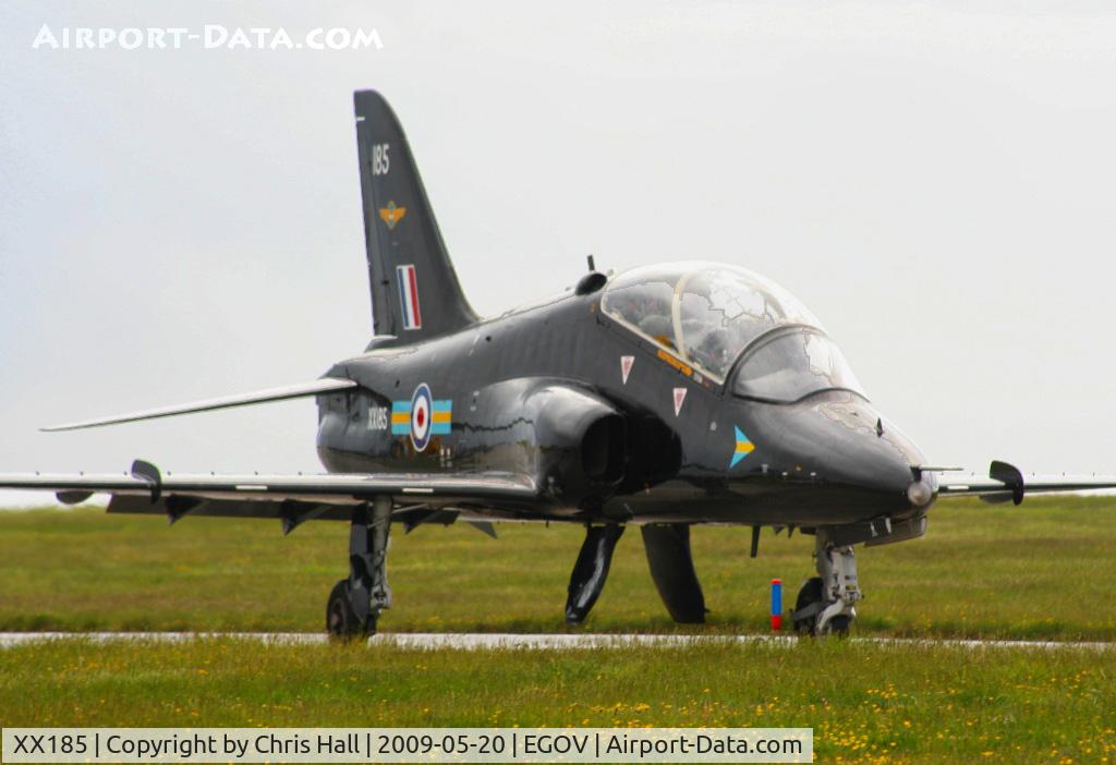 XX185, 1977 Hawker Siddeley Hawk T.1 C/N 032/312032, RAF No 4 FTS/208(R) Sqn