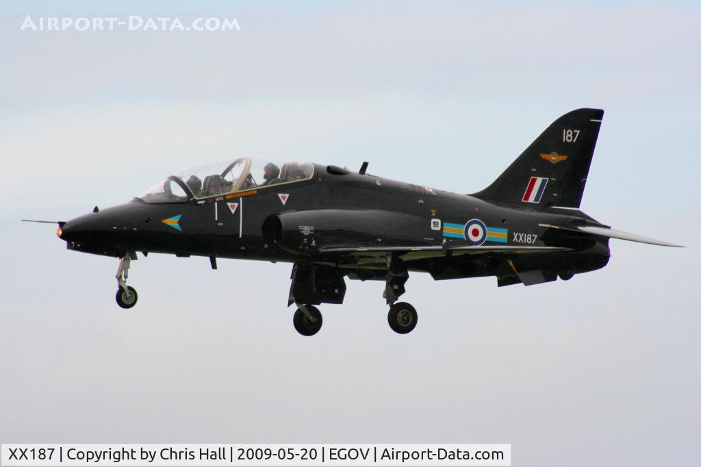 XX187, 1977 Hawker Siddeley Hawk T.1A C/N 034/312034, RAF No 4 FTS/208(R) Sqn