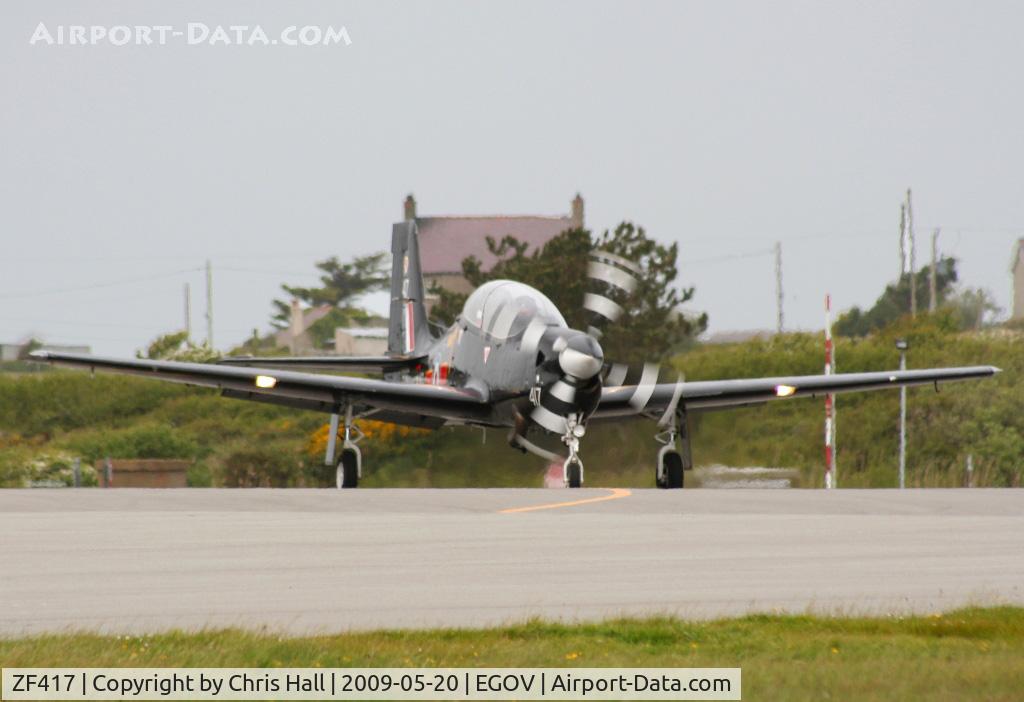 ZF417, 1992 Short S-312 Tucano T1 C/N S136/T107, RAF No 1 FST/207(R) Squadron