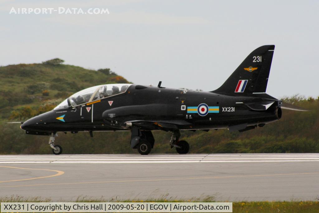 XX231, 1978 Hawker Siddeley Hawk T.1W C/N 067/312067, RAF No 4 FTS/208(R) Sqn
