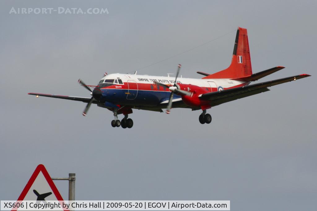 XS606, 1966 Hawker Siddeley HS-780 Andover C1 C/N Set 13/BN1, Empire Test Pilots School Hawker Siddeley Andover C.1