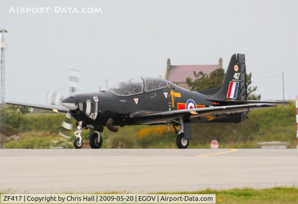 ZF417, 1992 Short S-312 Tucano T1 C/N S136/T107, RAF No 1 FST/207(R) Squadron