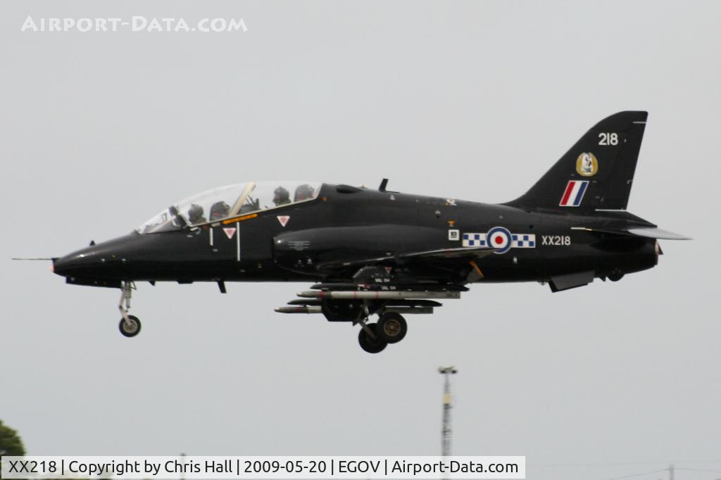 XX218, 1978 Hawker Siddeley Hawk T.1A C/N 054/312054, RAF No 4 FTS/19(R) Sqn