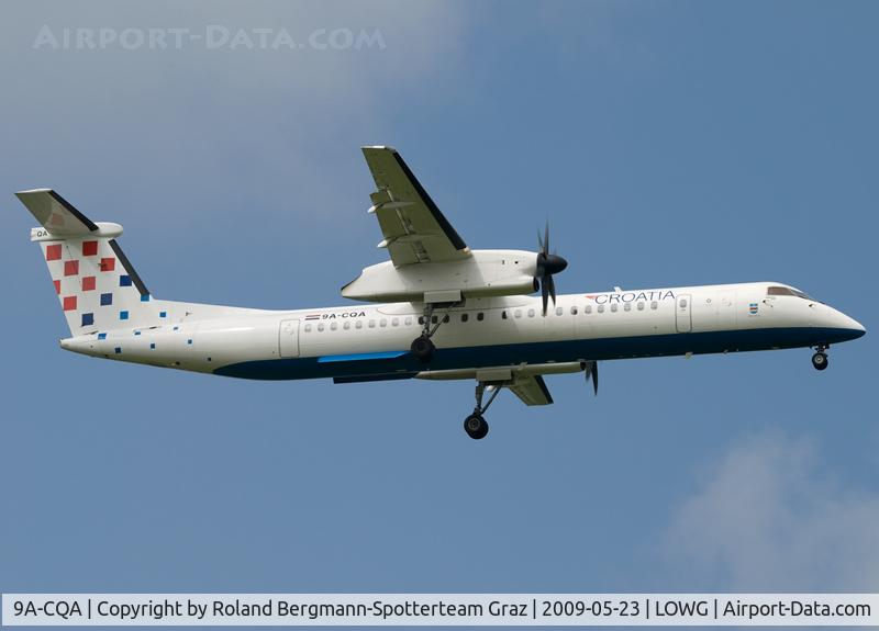 9A-CQA, 2008 De Havilland Canada DHC-8-402Q Dash 8 C/N 4205, DHC-8-402