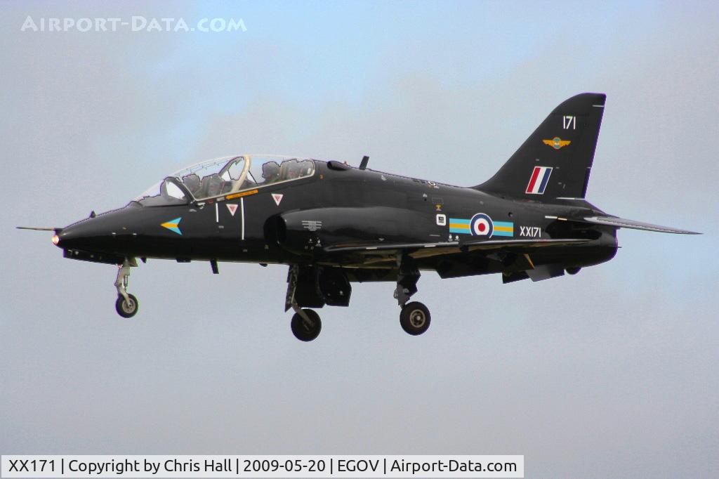 XX171, 1977 Hawker Siddeley Hawk T.1 C/N 018/312018, RAF No 4 FTS/208(R) Sqn