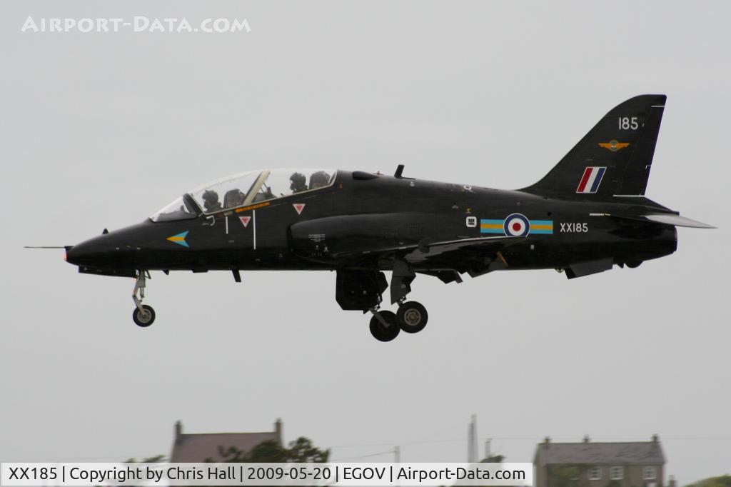 XX185, 1977 Hawker Siddeley Hawk T.1 C/N 032/312032, RAF No 4 FTS/208(R) Sqn