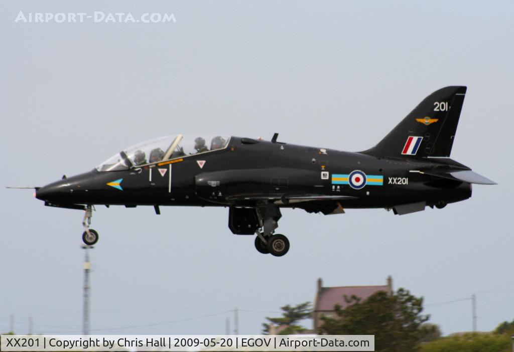 XX201, 1978 Hawker Siddeley Hawk T.1A C/N 048/312048, RAF No 4 FTS/208(R) Sqn
