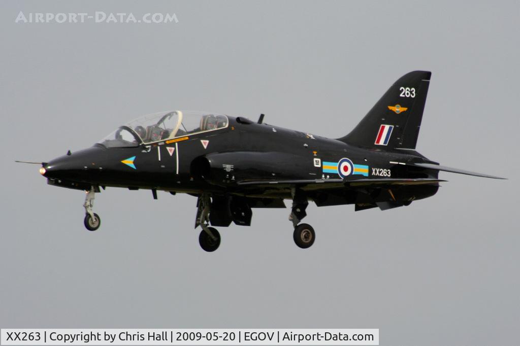 XX263, 1978 Hawker Siddeley Hawk T.1A C/N 099/312099, RAF No 4 FTS/208(R) Sqn
