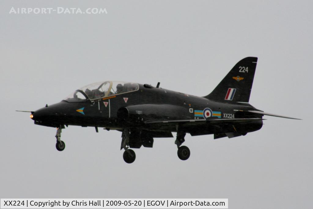 XX224, 1978 Hawker Siddeley Hawk T.1W C/N 060/312060, RAF No 4 FTS/208(R) Sqn