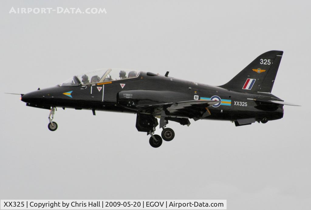 XX325, 1980 Hawker Siddeley Hawk T.1 C/N 169/312150, RAF No 4 FTS/208(R) Sqn