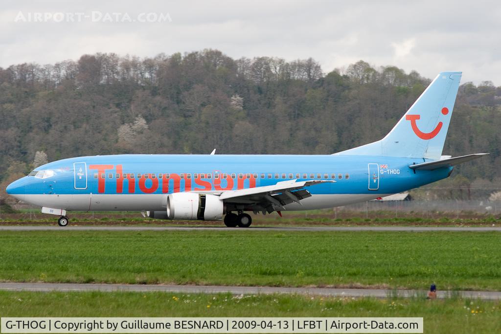 G-THOG, 1997 Boeing 737-31S C/N 29057, Landing 20
