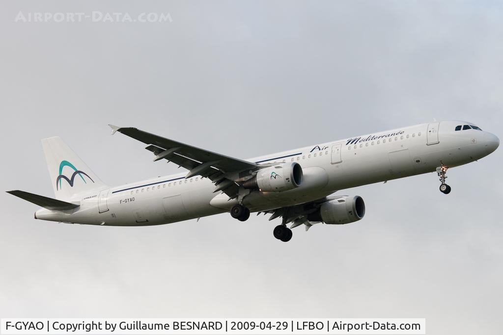 F-GYAO, 1997 Airbus A321-112 C/N 642, Landing 32L