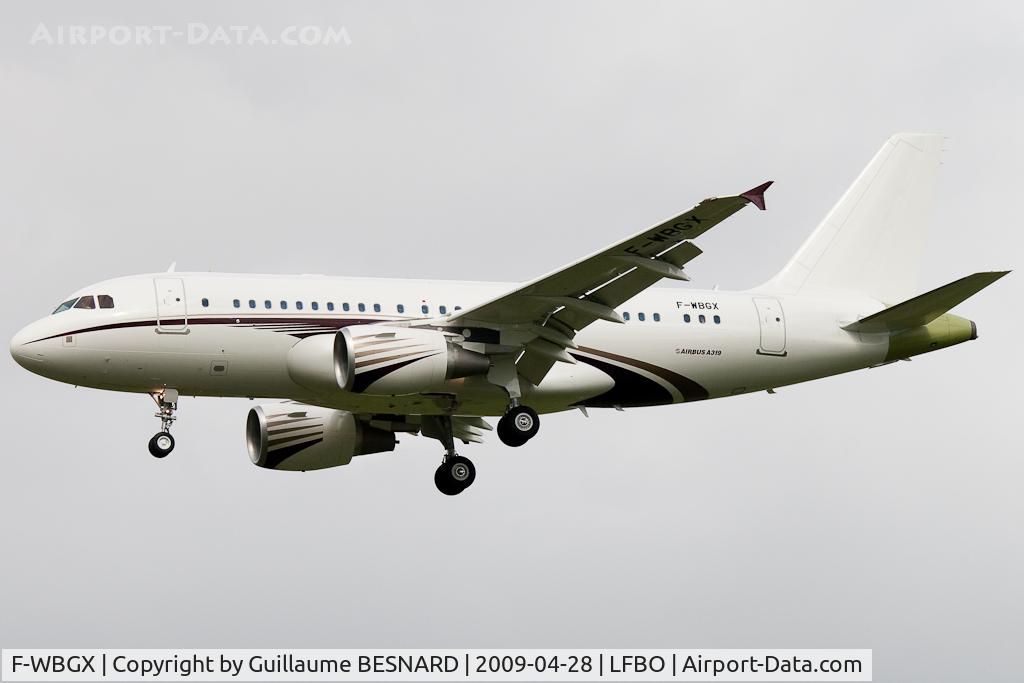 F-WBGX, 2007 Airbus A319-115CJ C/N 3356, New 319CJ.