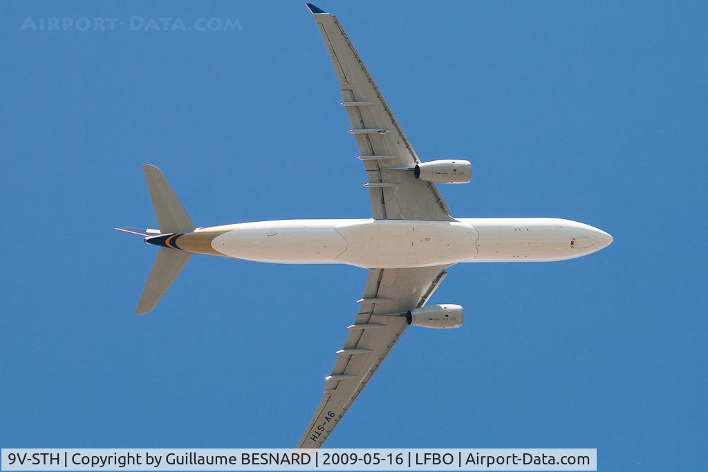 9V-STH, 2009 Airbus A330-343E C/N 1015, Taken from home