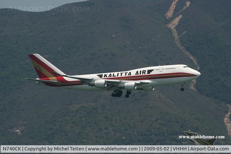 N740CK, 1989 Boeing 747-4H6 C/N 24405, Kalitta Air
