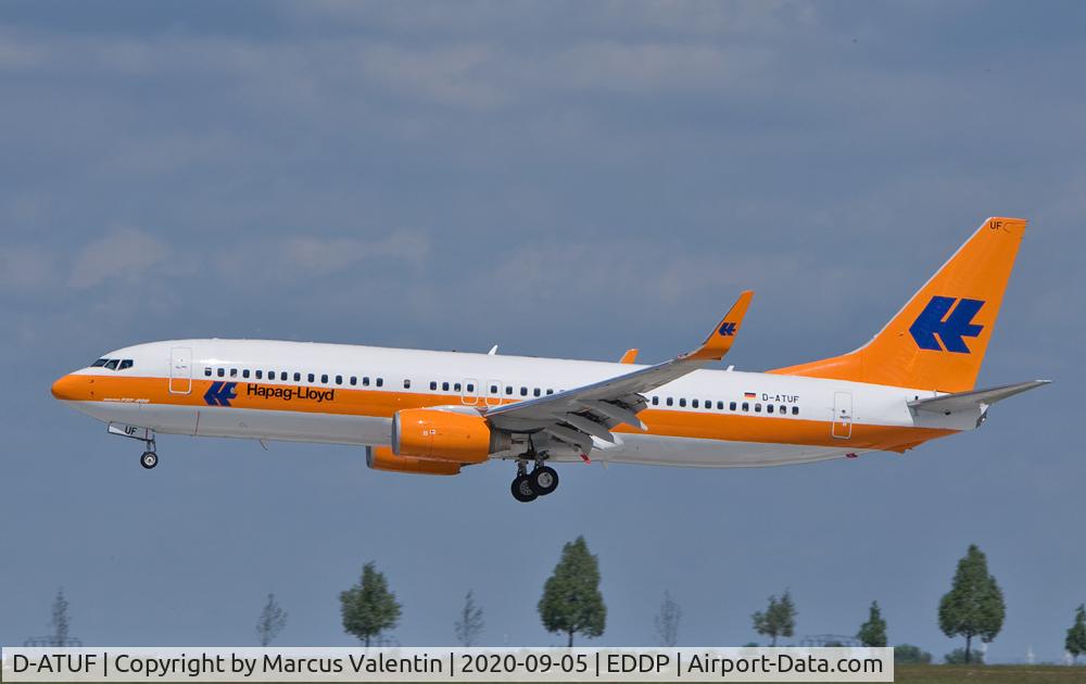 D-ATUF, 2006 Boeing 737-8K5 C/N 34687, Landing in Leipzig