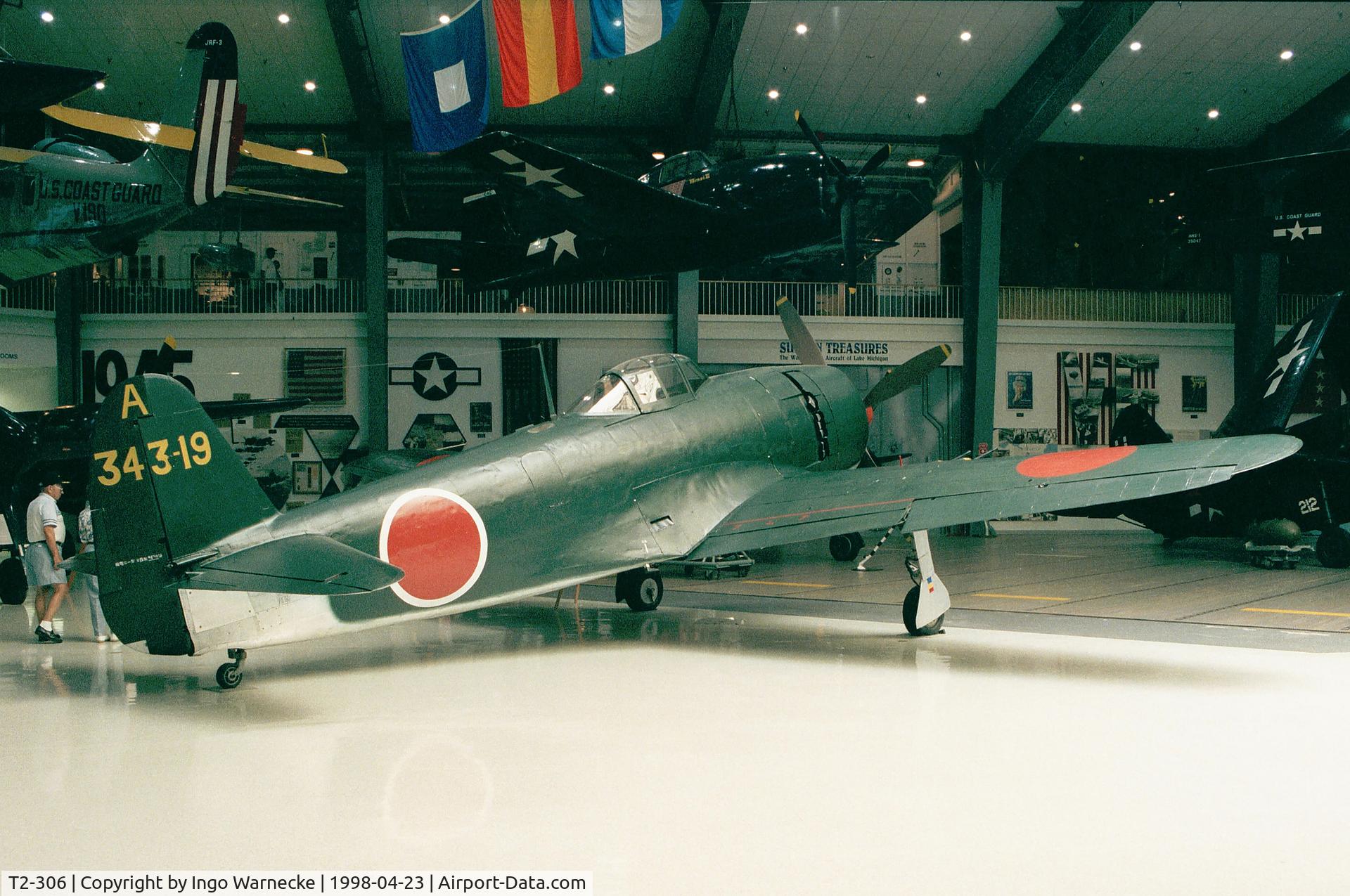 T2-306, 1945 Kawanishi N1K2-J Shiden Kai C/N 5128, Kawanishi N1K2-J Shiden-KAI at the Museum of Naval Aviation, Pensacola FL