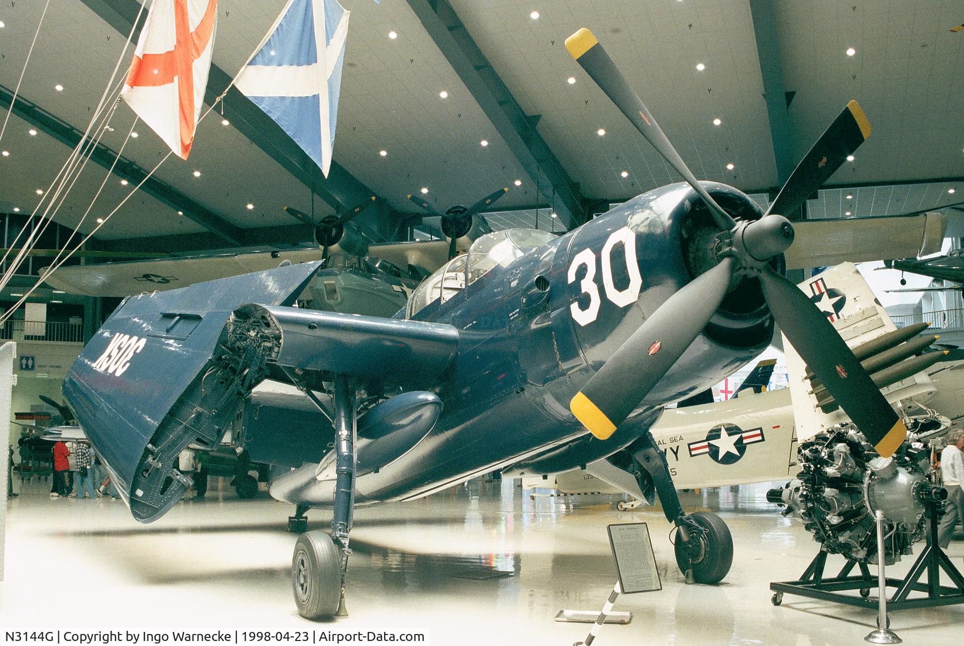 N3144G, Grumman AF-2S C/N 123100, Grumman AF-2S Guardian at the Museum of Naval Aviation, Pensacola FL