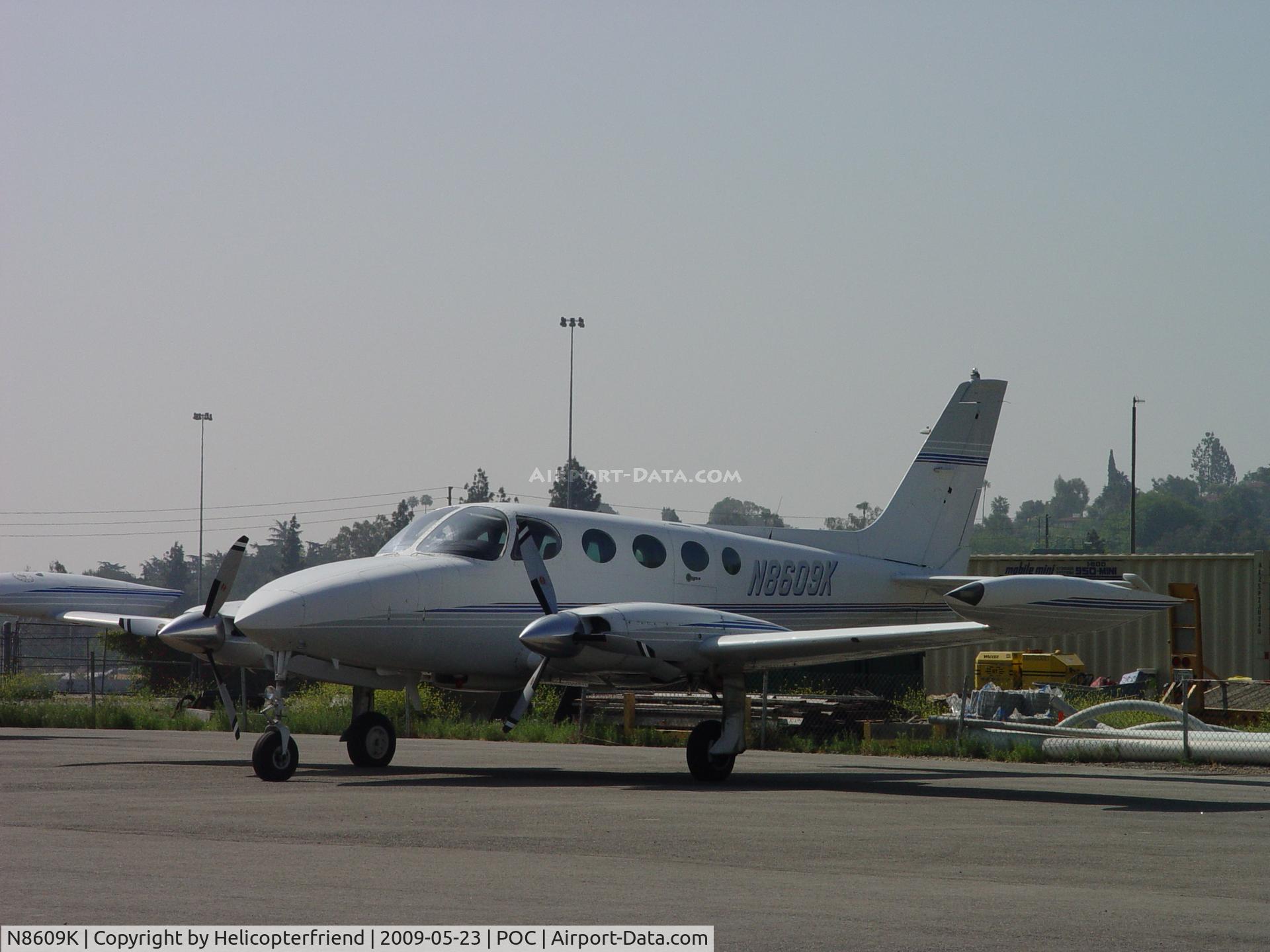 N8609K, 1978 Cessna 340A C/N 340A0558, Parked at Howard Aviation
