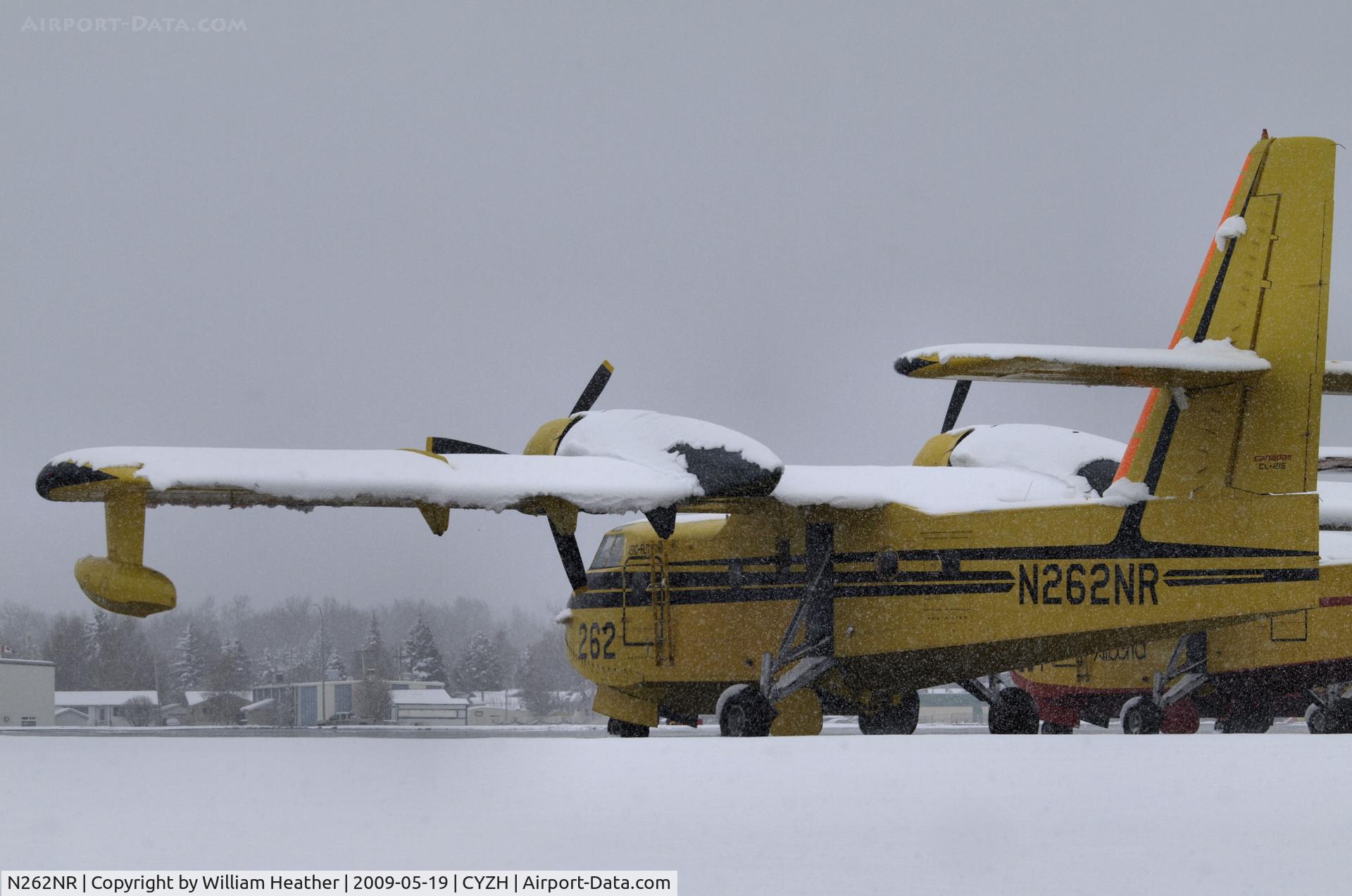 N262NR, Canadair CL-215 (CL-215-1A10) C/N 1081, An Alberta welcoming for the team from The U.S. Slave Lake Fire Base