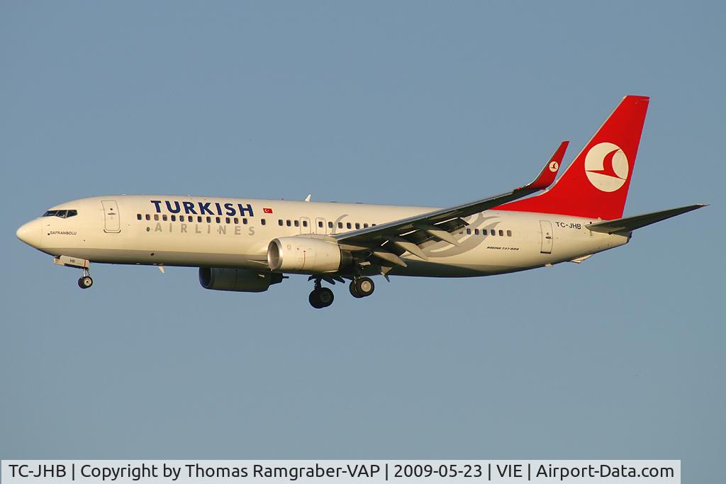 TC-JHB, 2008 Boeing 737-8F2 C/N 35741, Turkish Airlines Boeing 737-800