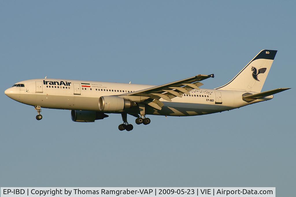 EP-IBD, 1993 Airbus A300B4-605R C/N 696, Iran Air Airbus A300-600