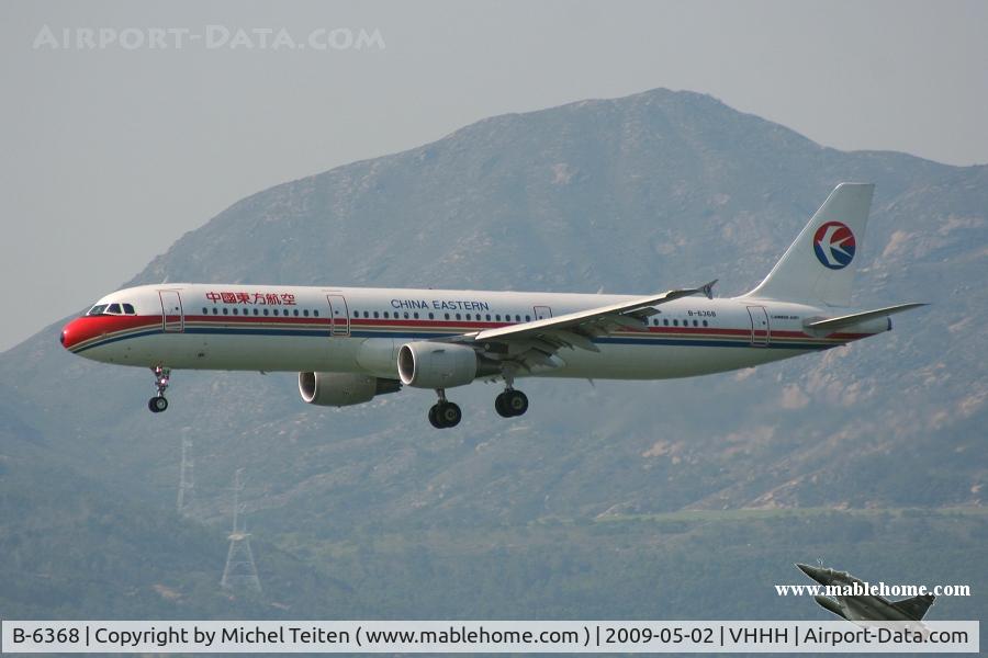 B-6368, 2008 Airbus A321-211 C/N 3639, China Eastern Airlines