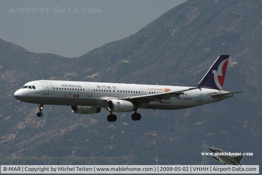 B-MAR, 1996 Airbus A321-111 C/N 597, Air Macau