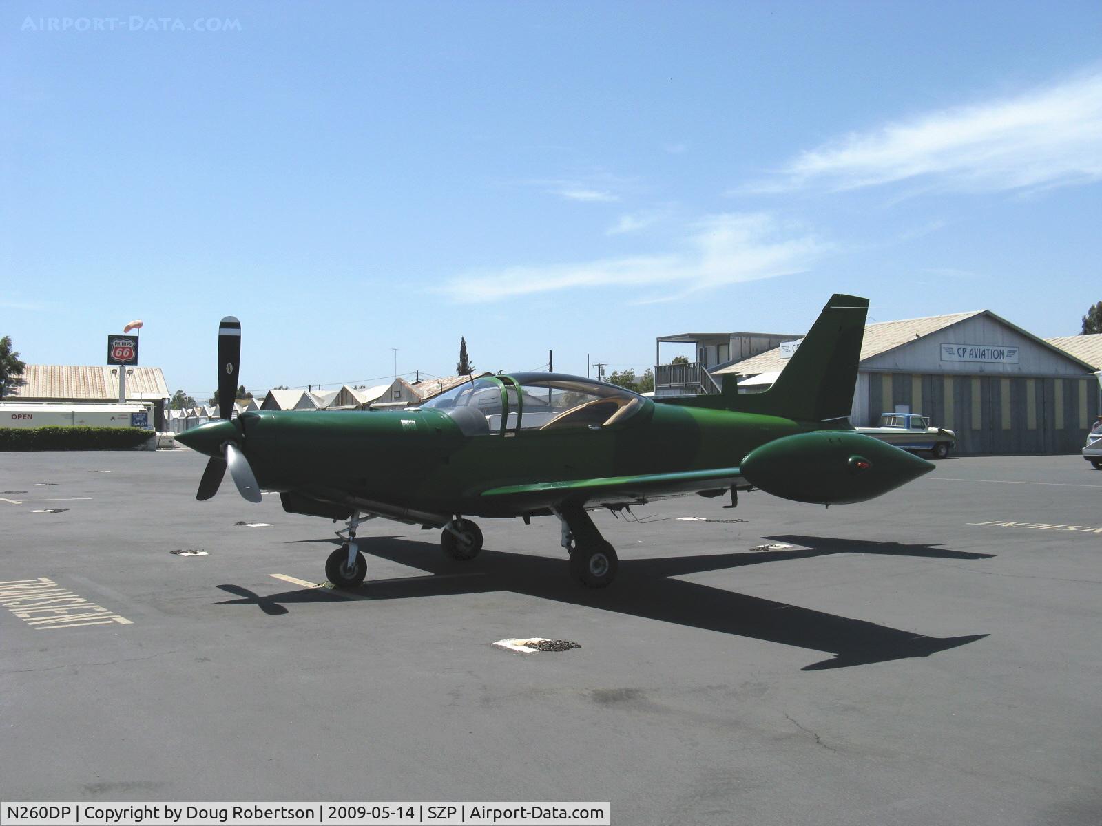 N260DP, 1983 SIAI-Marchetti SF-260TP C/N 009/62-002, 1983 SIAI-Marchetti SF.260TP, Allison 250-B17-D Turboprop 350 shp, Note: this aircraft flown from right hand seat