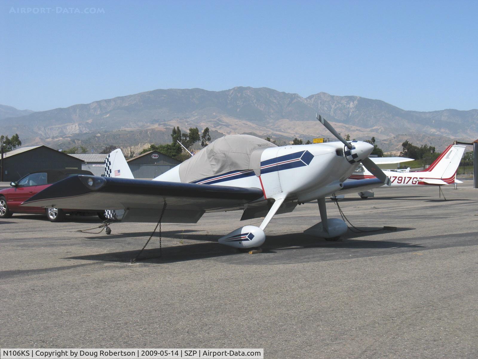 N106KS, 1991 Vans RV-6 C/N 21033, 1991 Stark VAN's RV-6, Lycoming O-320 160 Hp, attractive paint finish