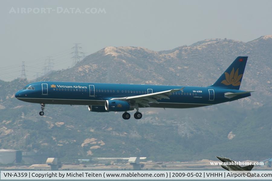 VN-A359, 2008 Airbus A321-231 C/N 3737, Vietnam Airlines
