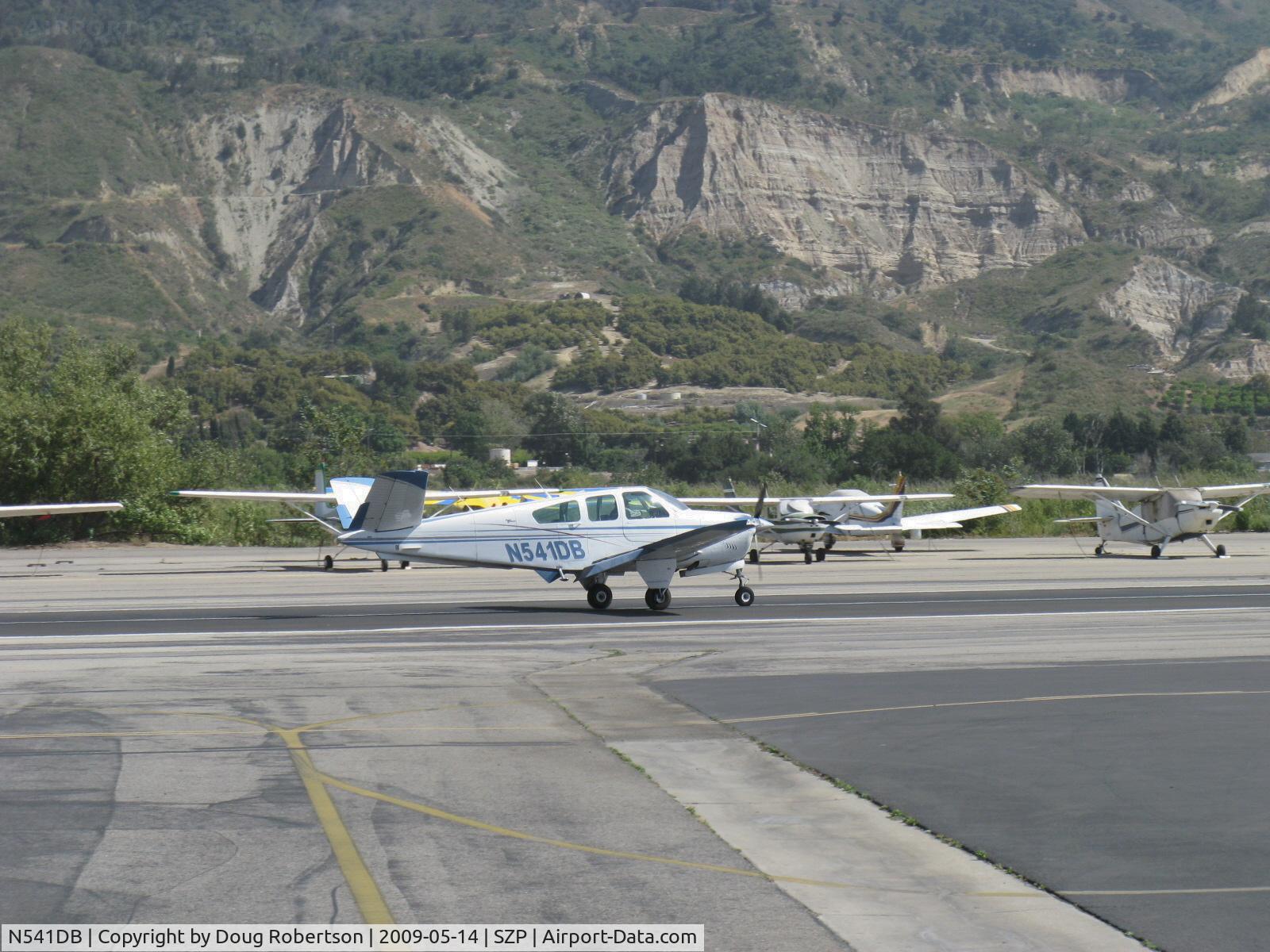 N541DB, 1964 Beech S35 Bonanza C/N D-7333, 1964 Beech S35 BONANZA, Continental IO-520-B 285 Hp, landing roll Rwy 22
