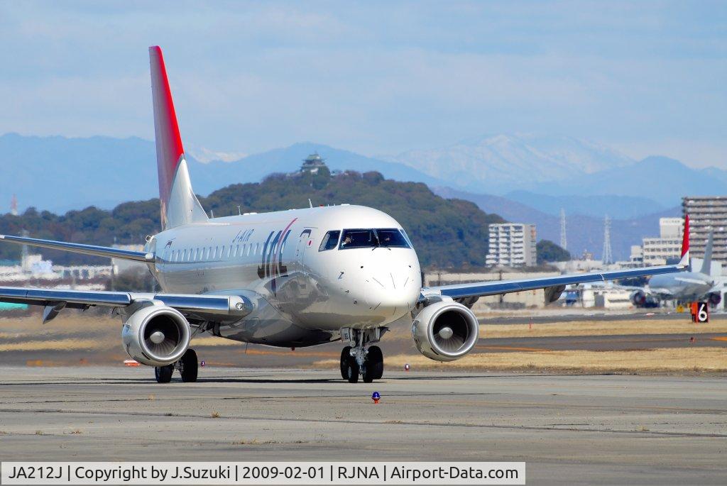JA212J, 2009 Embraer 170ST (ERJ-170-100ST) C/N 17000268, Taxi to W1.