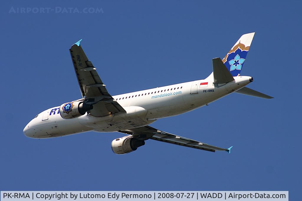 PK-RMA, 1992 Airbus A320-212 C/N 279, Mandala Airlines