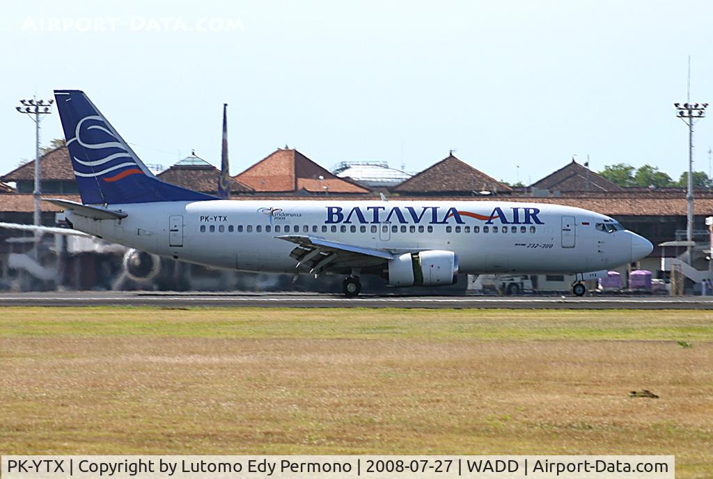 PK-YTX, 1984 Boeing 737-3B7 C/N 22953, Batavia