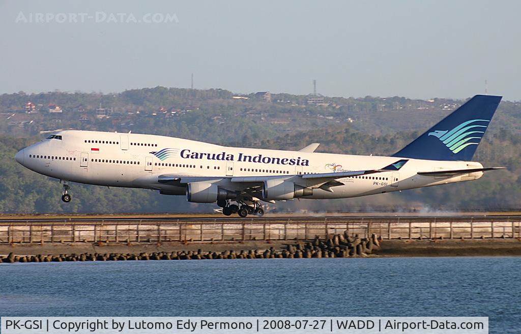 PK-GSI, 1992 Boeing 747-441 C/N 24956, Garuda Indonesia