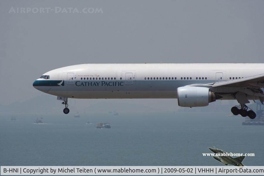 B-HNI, 1999 Boeing 777-367 C/N 27508, Cathay Pacific