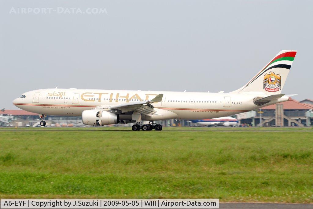 A6-EYF, 2006 Airbus A330-243 C/N 717, Touched down R/W 07L