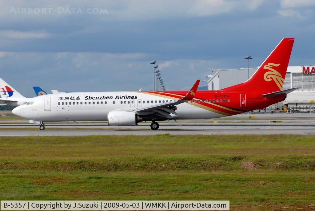 B-5357, 2008 Boeing 737-8AL C/N 35081/2519, Shenzhen Airlines