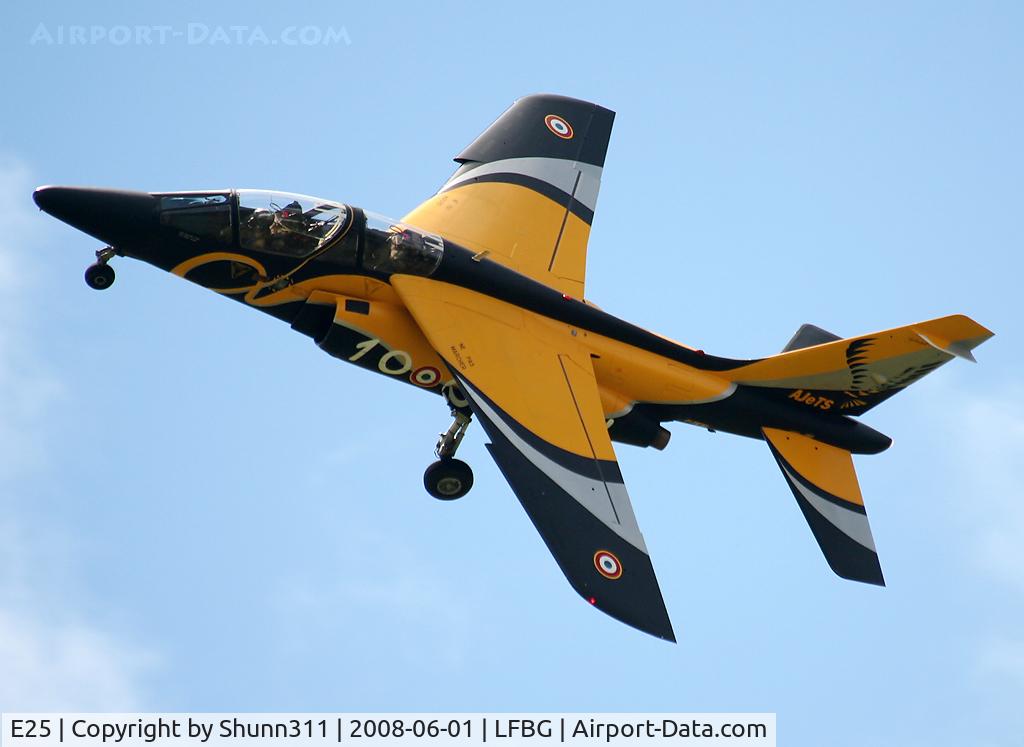E25, Dassault-Dornier Alpha Jet E C/N E25, During demo and before landing @ Cognac Airshow 2008