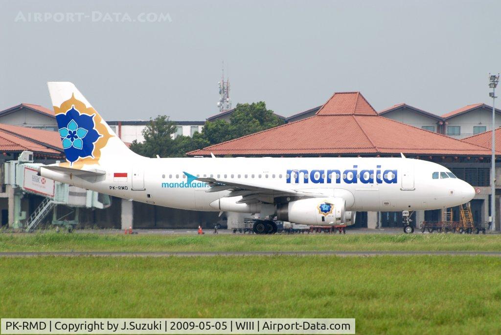 PK-RMD, 2007 Airbus A319-132 C/N 3252, Mandala A319