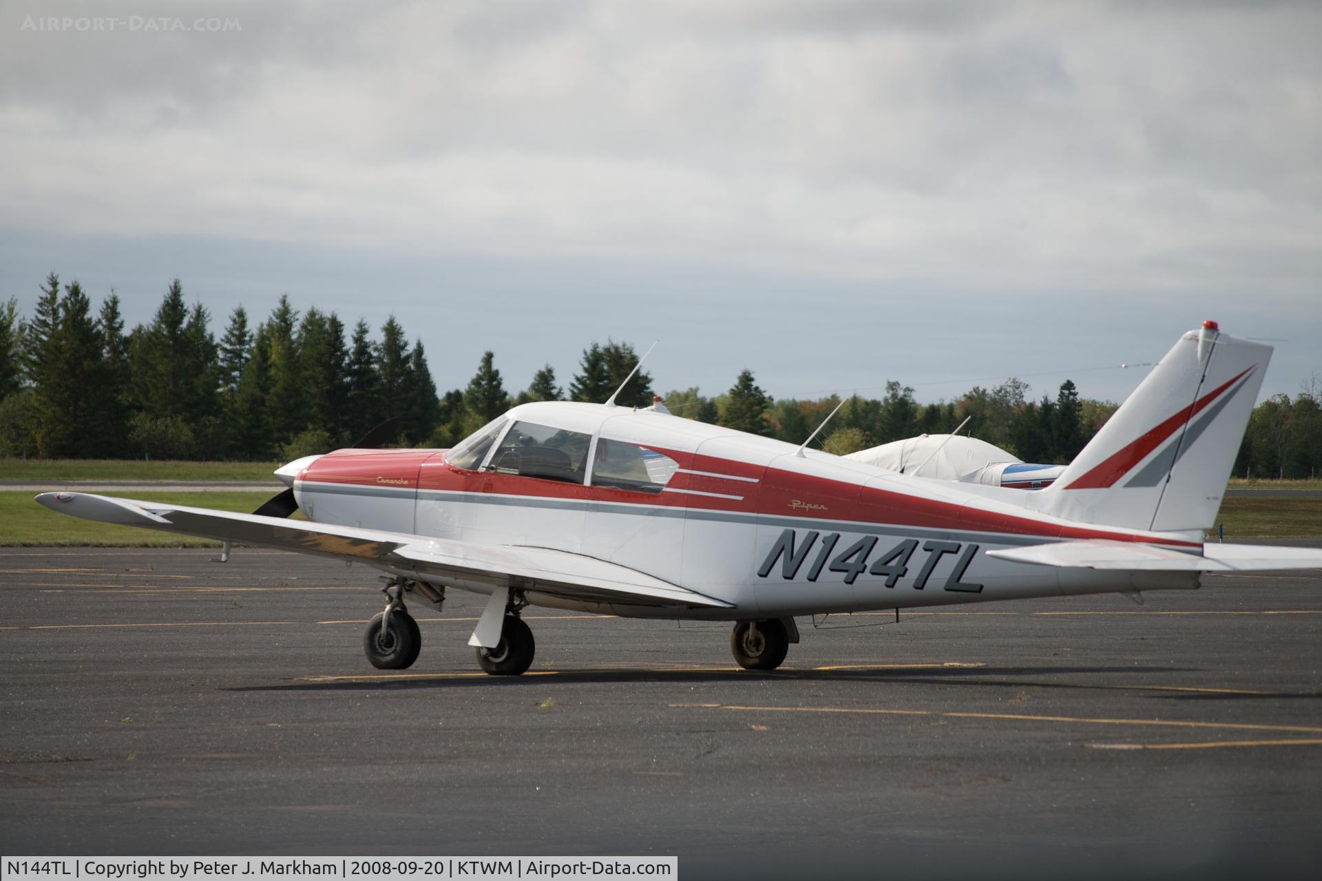 N144TL, 1959 Piper PA-24 C/N 24-1205, A PA-24 sitting on the ramp at Two Harbors Airport, September 2008