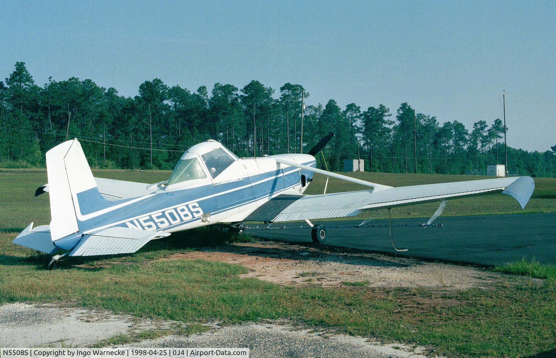 N5508S, 1966 Cessna 188 AGwagon C/N 188-0008, Cessna 188 Agwagon at Florala Municipal Airport