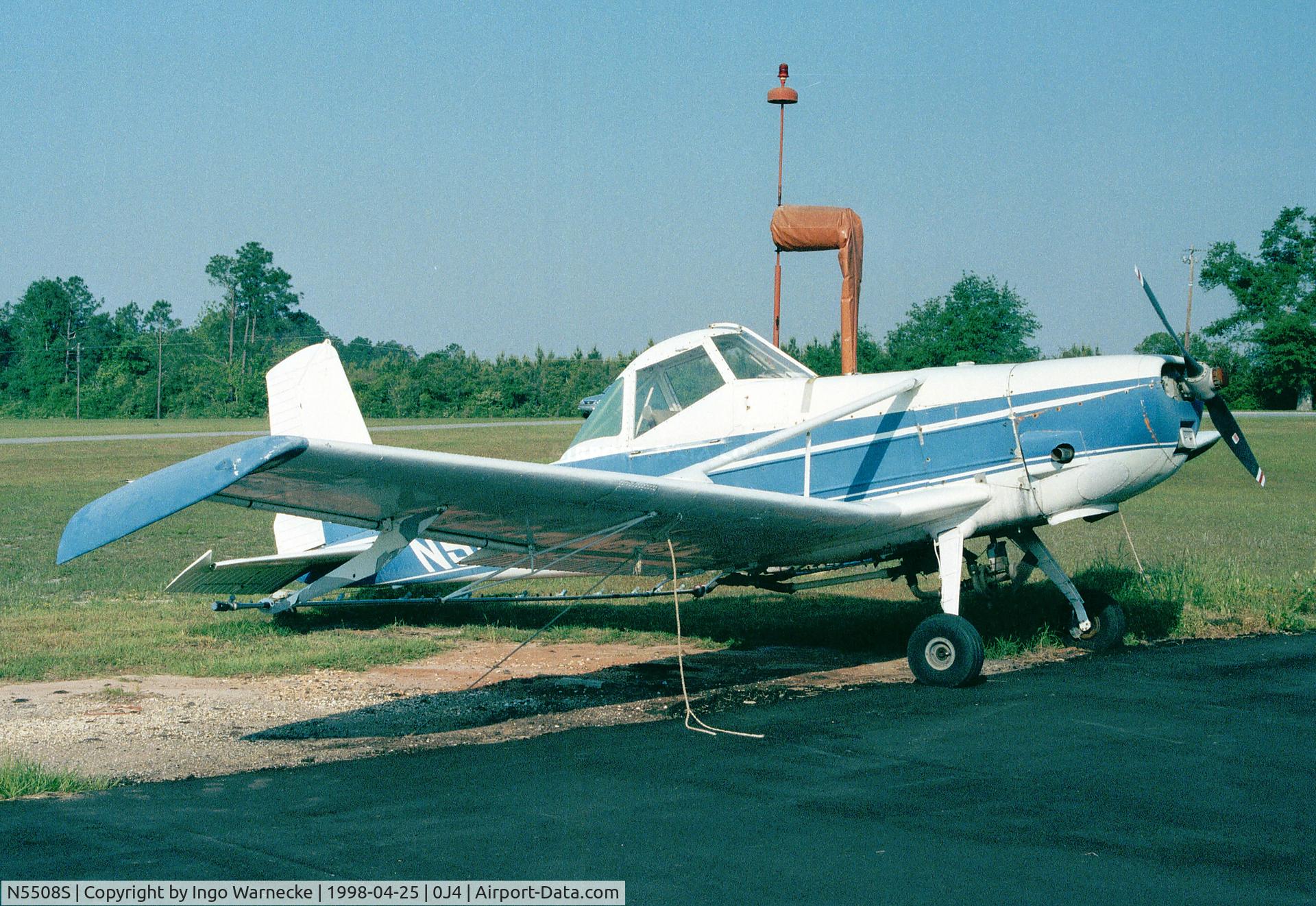 N5508S, 1966 Cessna 188 AGwagon C/N 188-0008, Cessna 188 Agwagon at Florala Municipal Airport